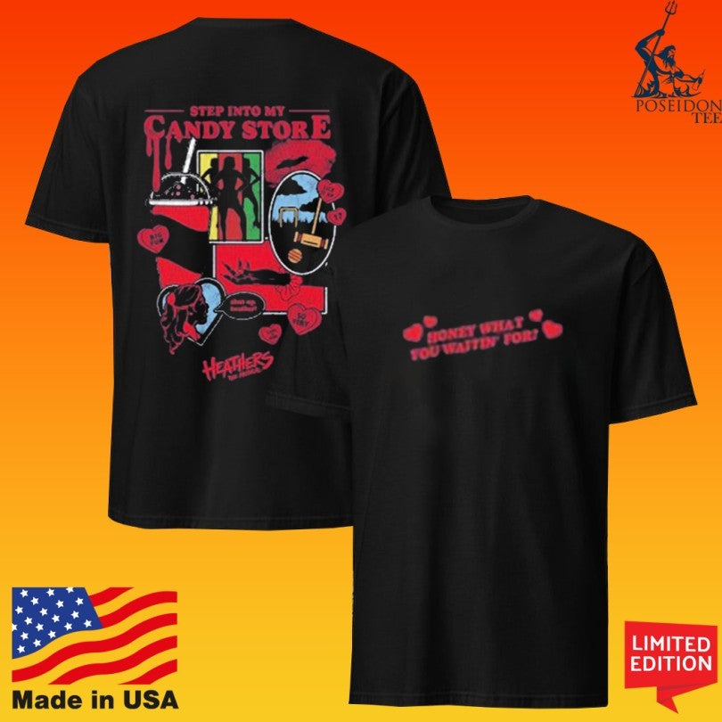 Broadway World Heathers The Musical Candy T-shirt