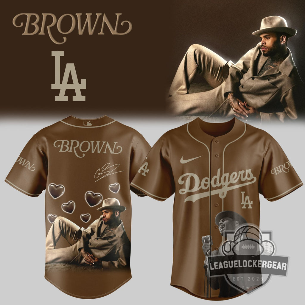 MLB All Team x CHRIS BROWN’S BROWN ALBUM Jersey