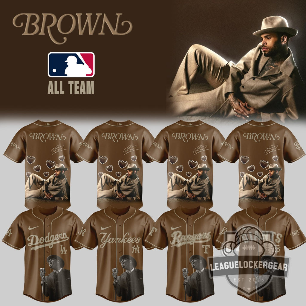 MLB All Team x CHRIS BROWN’S BROWN ALBUM Jersey