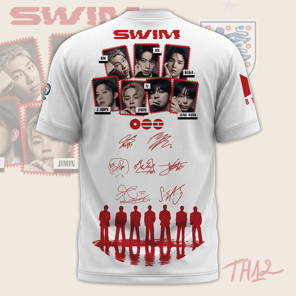 BTS Is Back x England World Cup 2026 T-Shirt