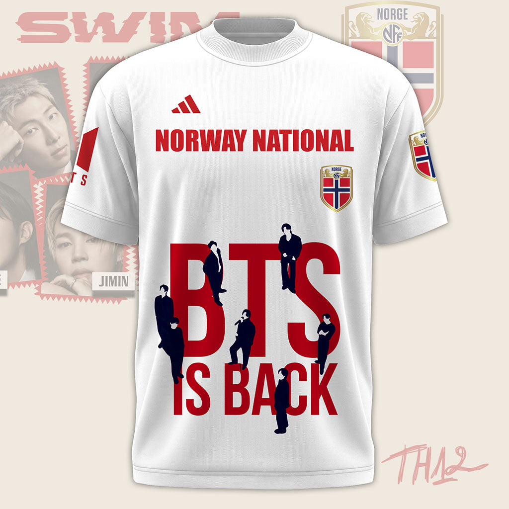 BTS Is Back x Norway World Cup 2026 T-Shirt