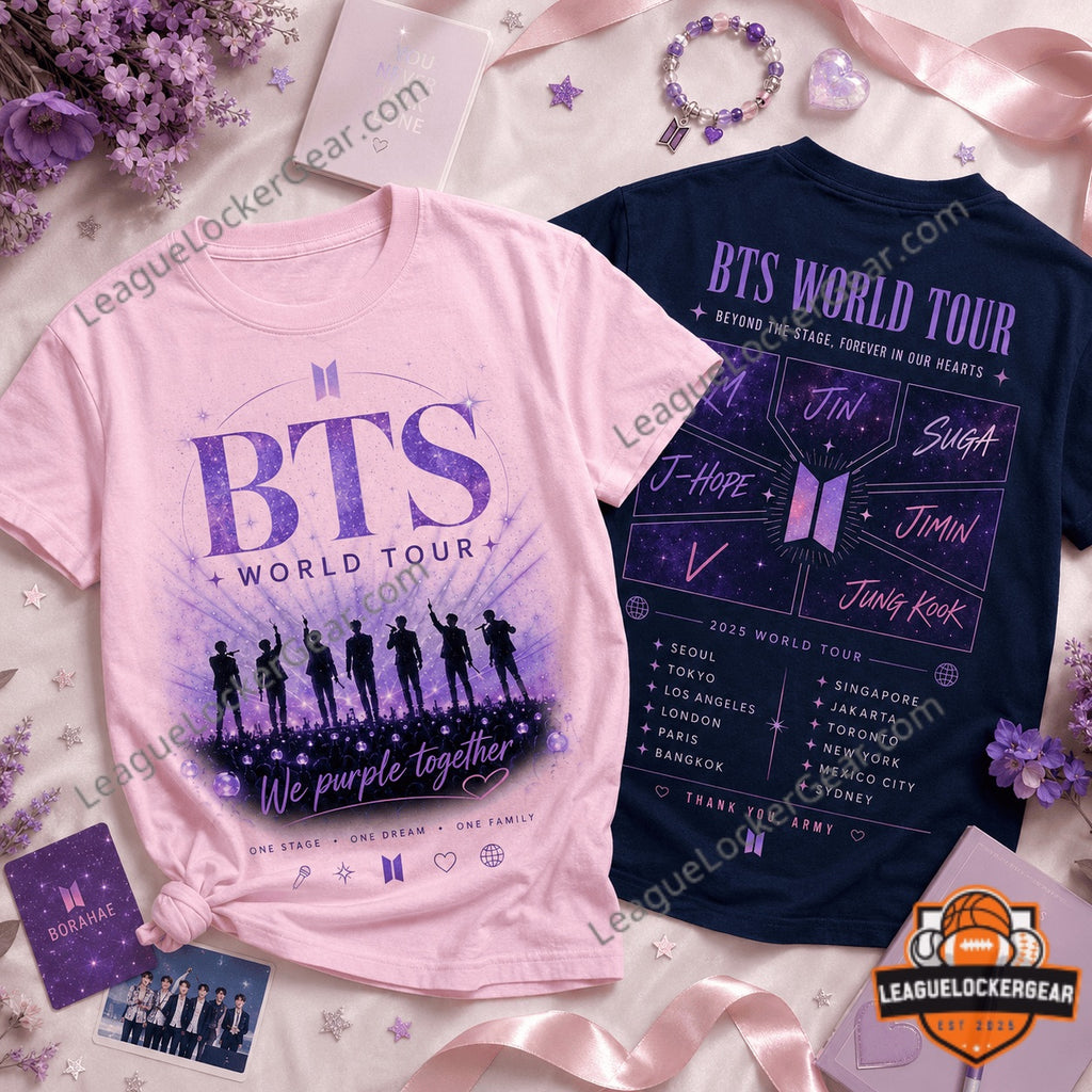 BTS World Tour 2026 We Purple Together T-Shirt