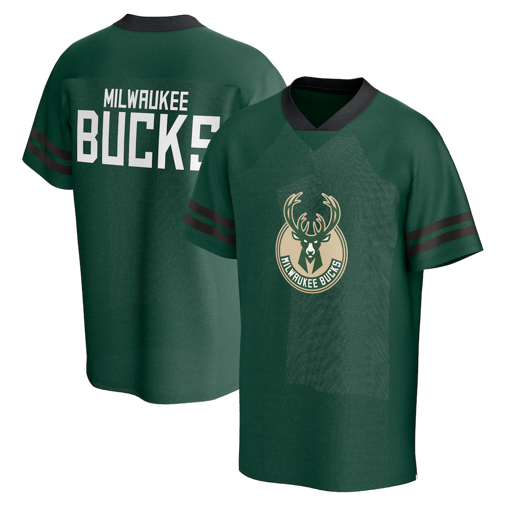 Milwaukee Bucks Short-Sleeve Fashion Jersey – Fear The Deer
