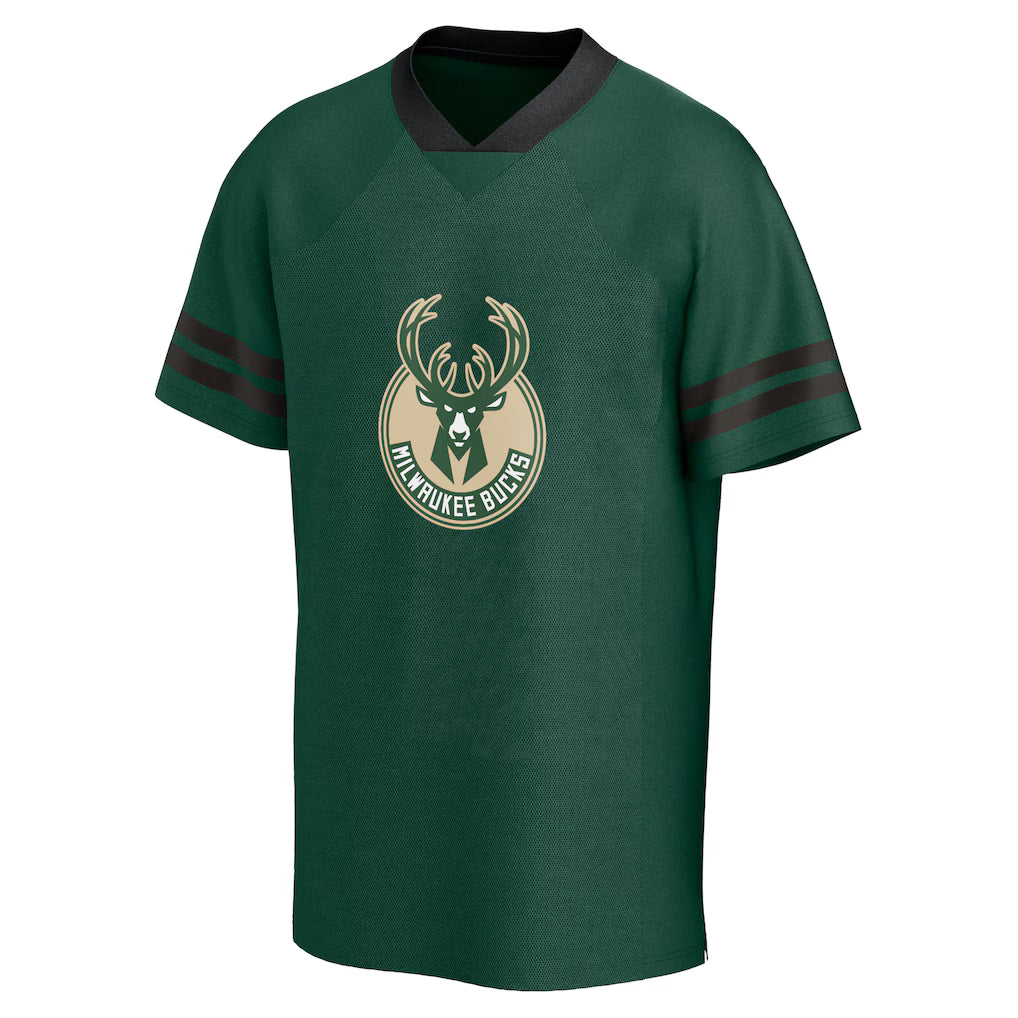 Milwaukee Bucks Short-Sleeve Fashion Jersey – Fear The Deer