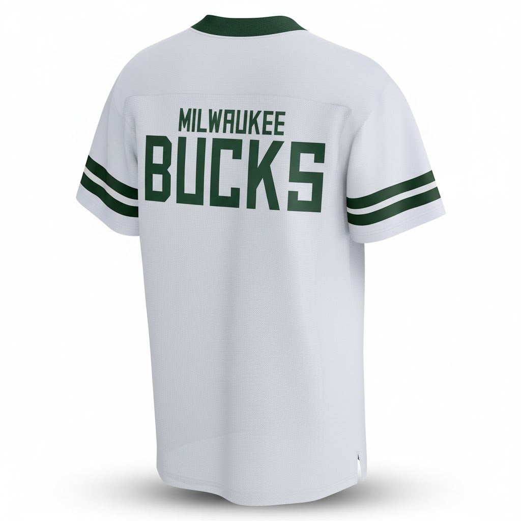 Milwaukee Bucks Short-Sleeve Fashion Jersey – Fear The Deer