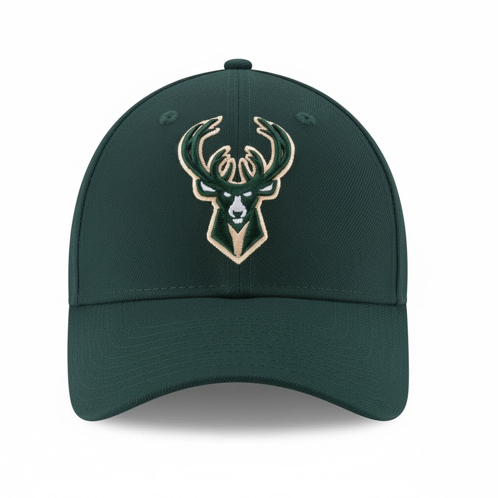 Milwaukee Bucks Green Adjustable Cap | Classic NBA Fan Baseball Hat