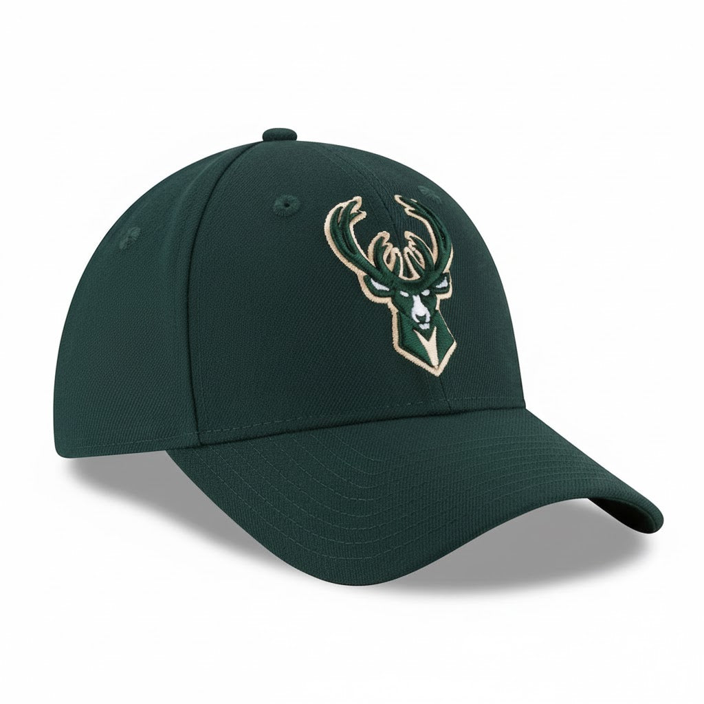 Milwaukee Bucks Green Adjustable Cap | Classic NBA Fan Baseball Hat
