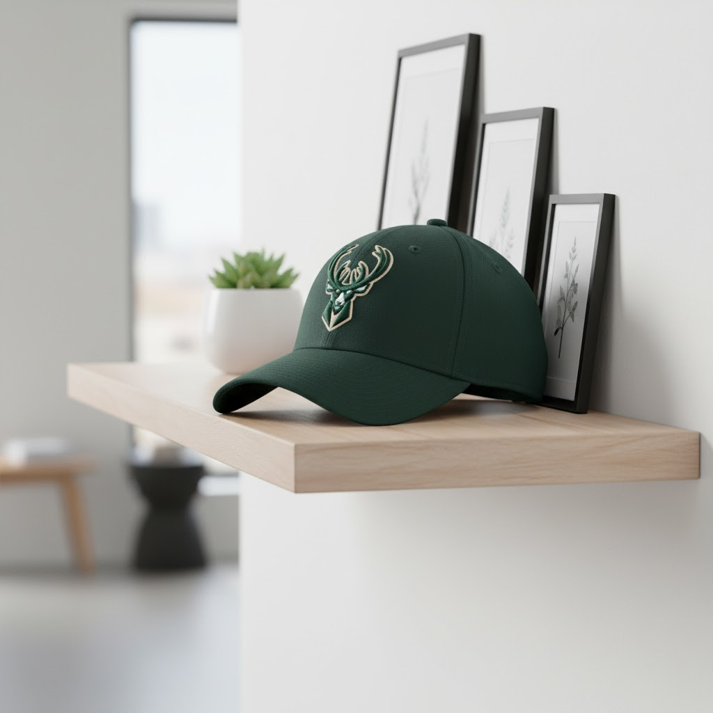 Milwaukee Bucks Green Adjustable Cap | Classic NBA Fan Baseball Hat