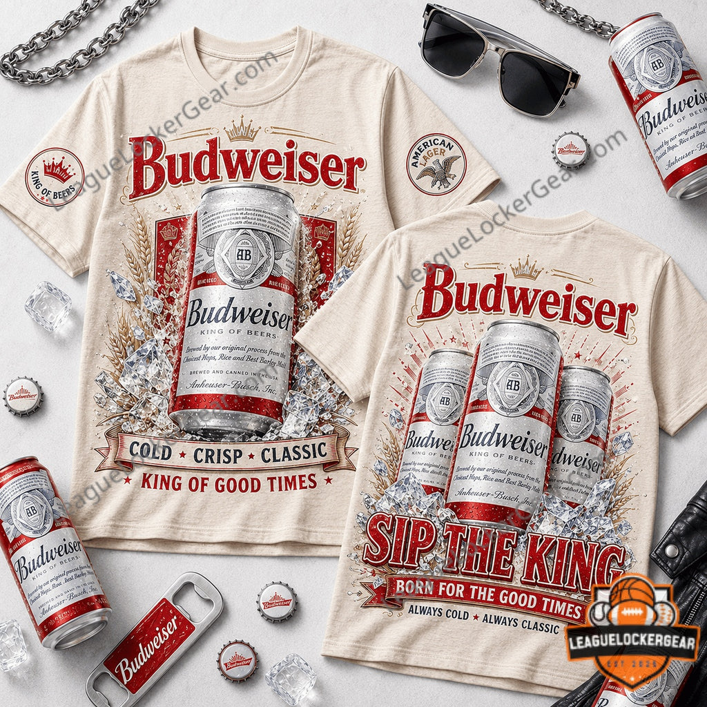 Budweiser King of Beers 3D T-Shirt