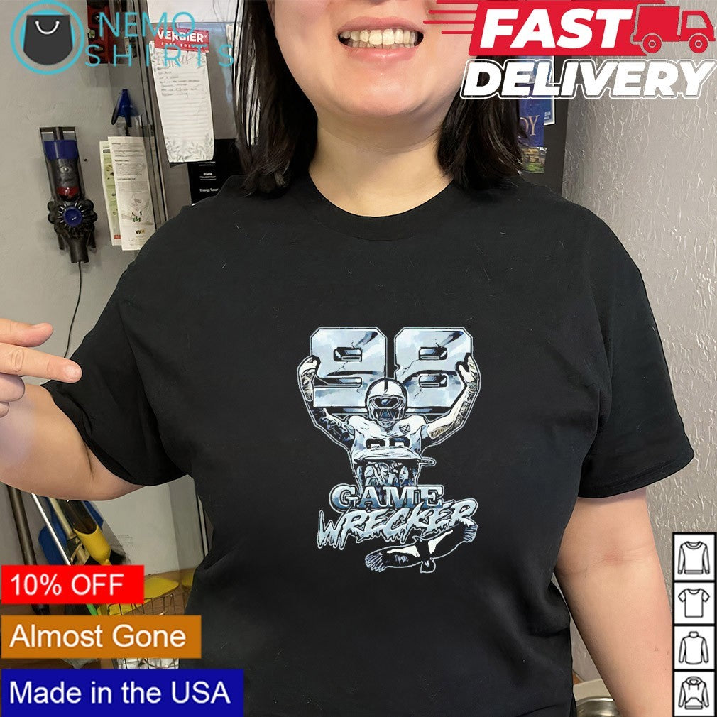 Game wrecker Maxx Crosby Las Vegas Raiders shirt