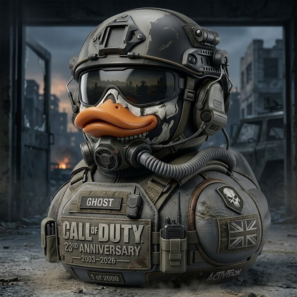 Call of Duty Ghost 23rd Anniversary Limited Edition Rubber Duck