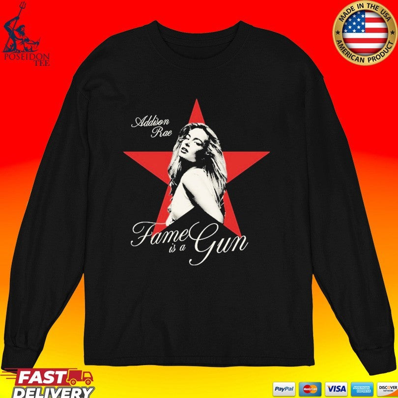 Camiseta Addison Rae Fame Is A Gun T-shirt