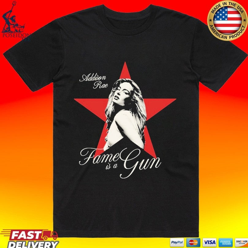 Camiseta Addison Rae Fame Is A Gun T-shirt