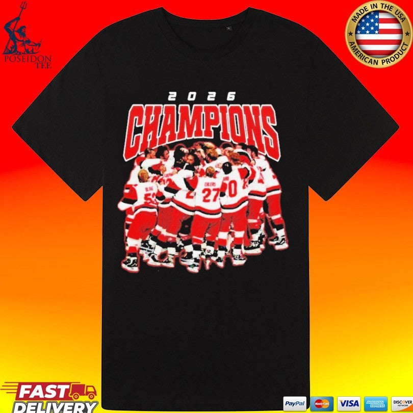 Carolina Hockey 2026 Champions Celebration T-shirt