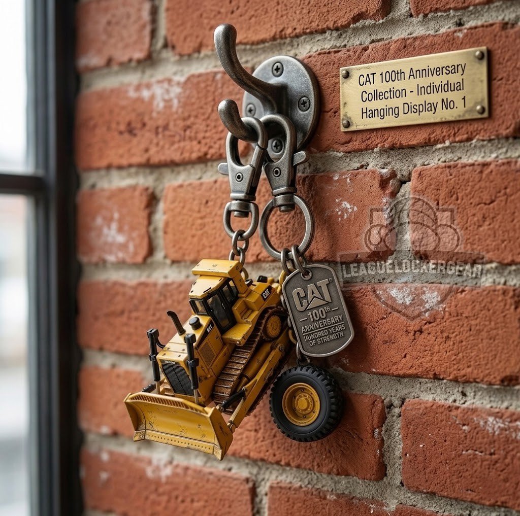 CAT 100th Anniversary Keychain Set