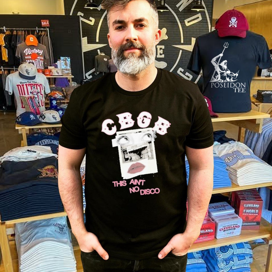 Cbgb This Ain’t No Disco Eyes Lips Polaroid T-shirt