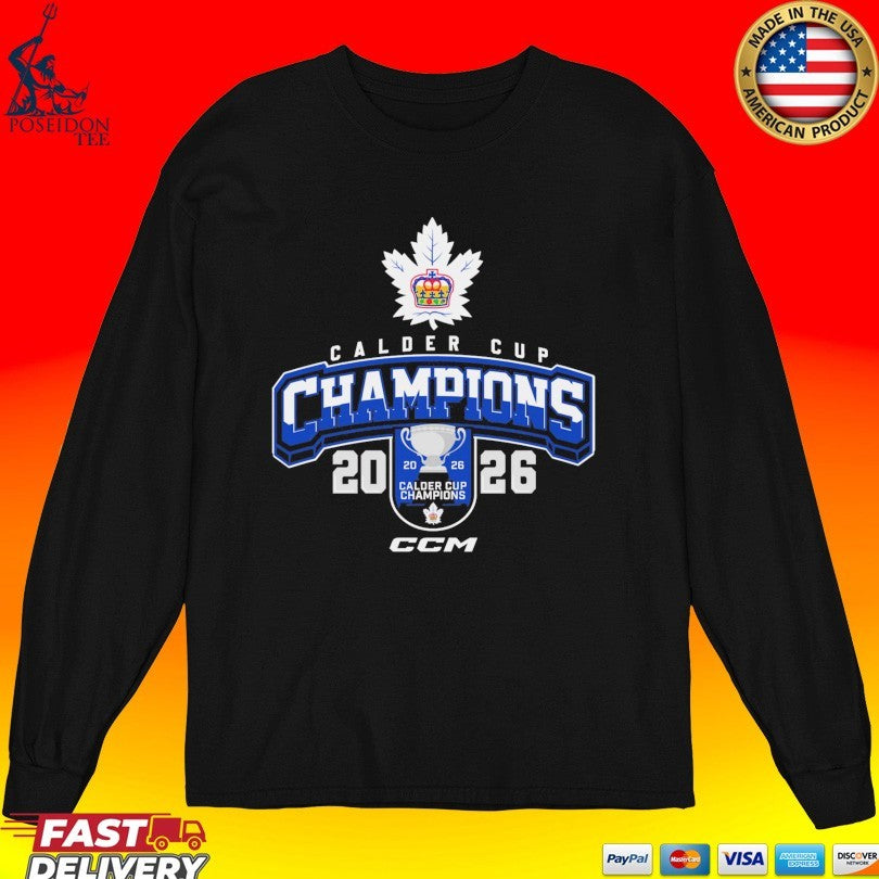Ccm Toronto Marlies 2026 Calder Cup Champions Locker Room T-shirt