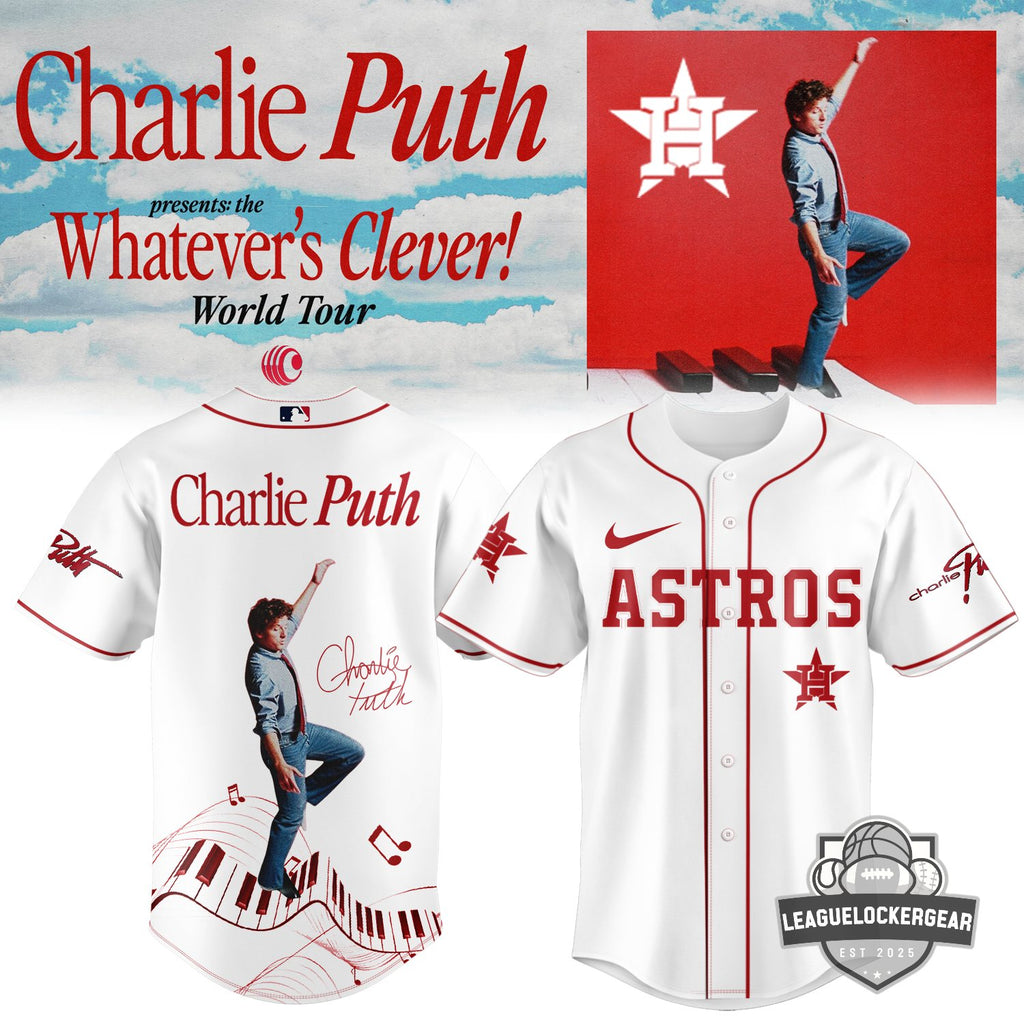 MLB All Team x Charlie Puth Whatever’s Clever! World Tour Baseball Jersey