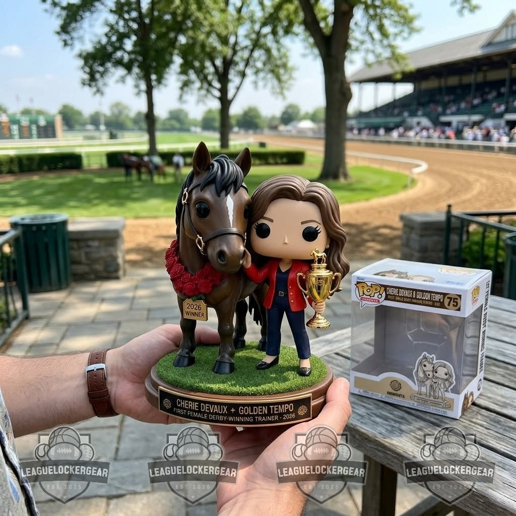 Cherie Devaux & Golden Tempo First Female Derby Winning Trainer 2026 Funko Pop