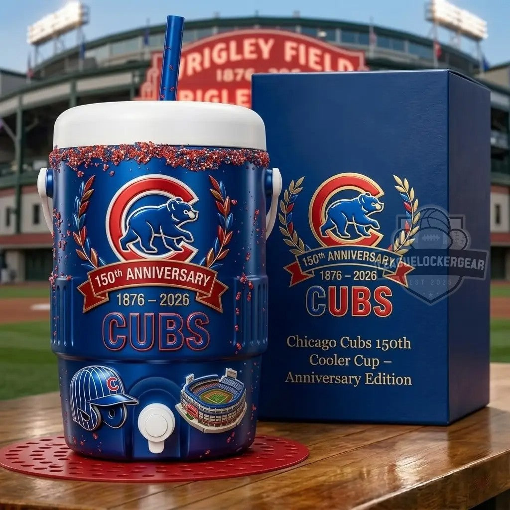 Chicago Cubs 150th Anniversary 1876-2026 Cooler Cup
