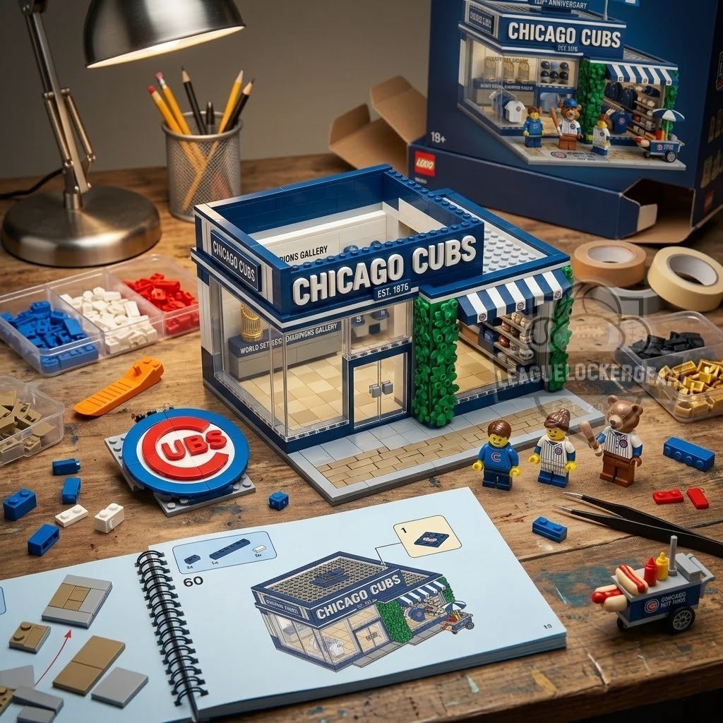 Chicago Cubs 150th Anniversary Flagship Store Building Block Set