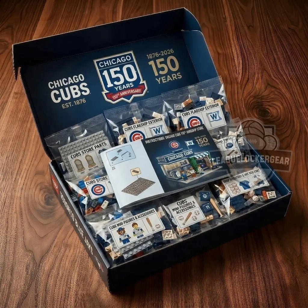 Chicago Cubs 150th Anniversary Flagship Store Building Block Set