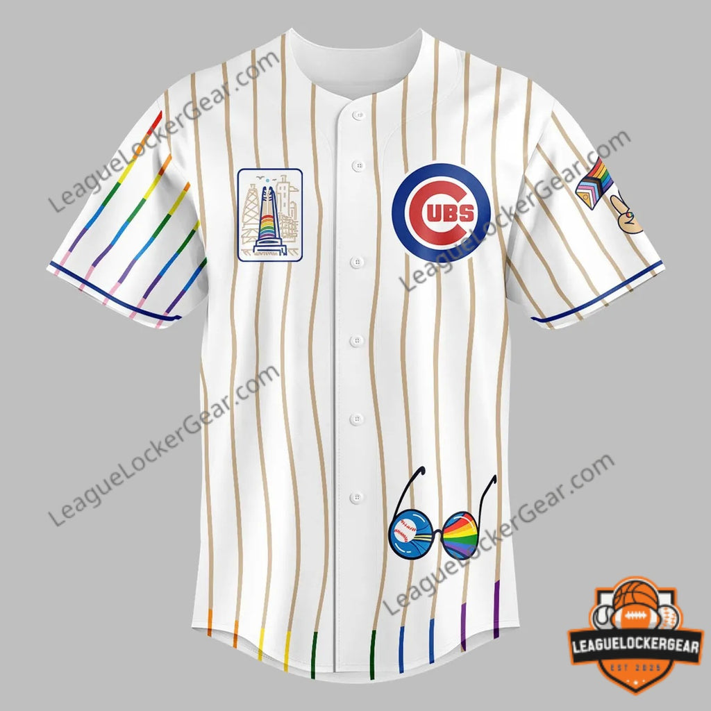 Chicago Cubs Pride 26 Baseball Jersey
