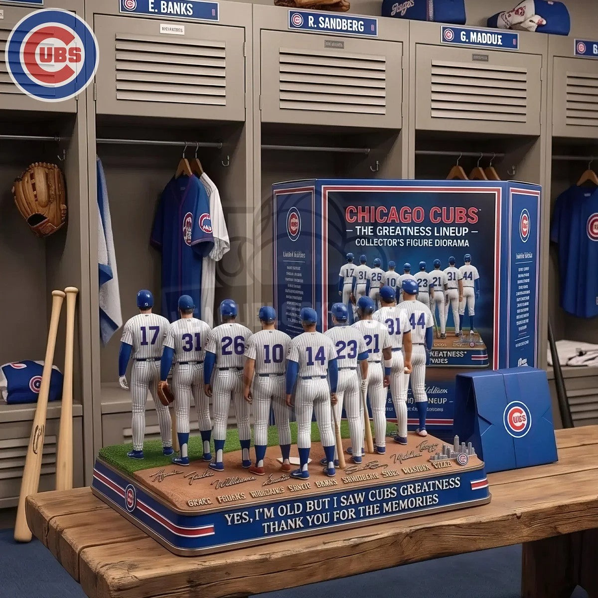 Chicago Cubs The Greatness Lineup Acrylic Plaque