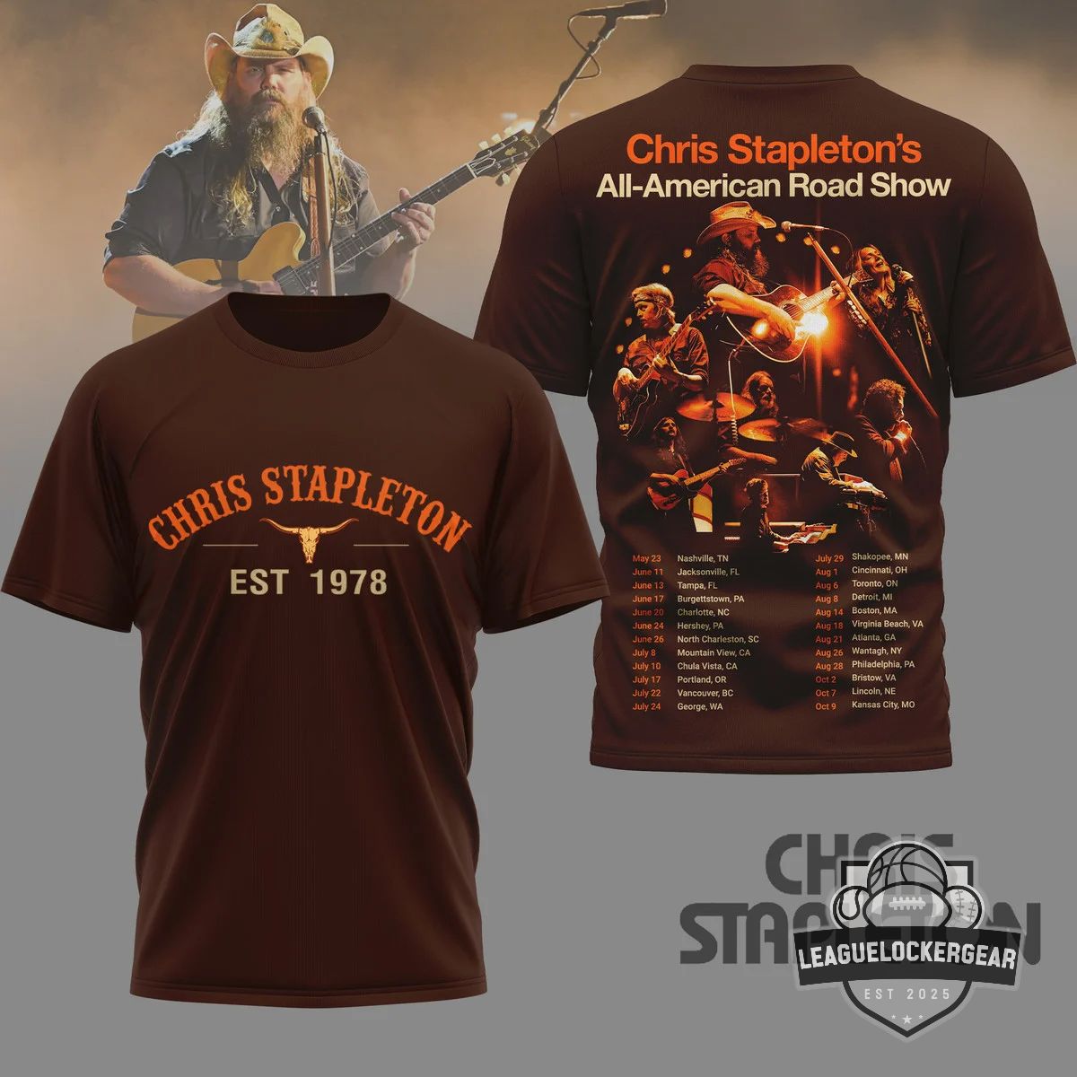 Chris Stapleton All-American Road Show T-Shirt