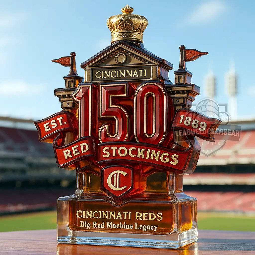 Cincinnati Reds 150th Anniversary Whiskey Decanter