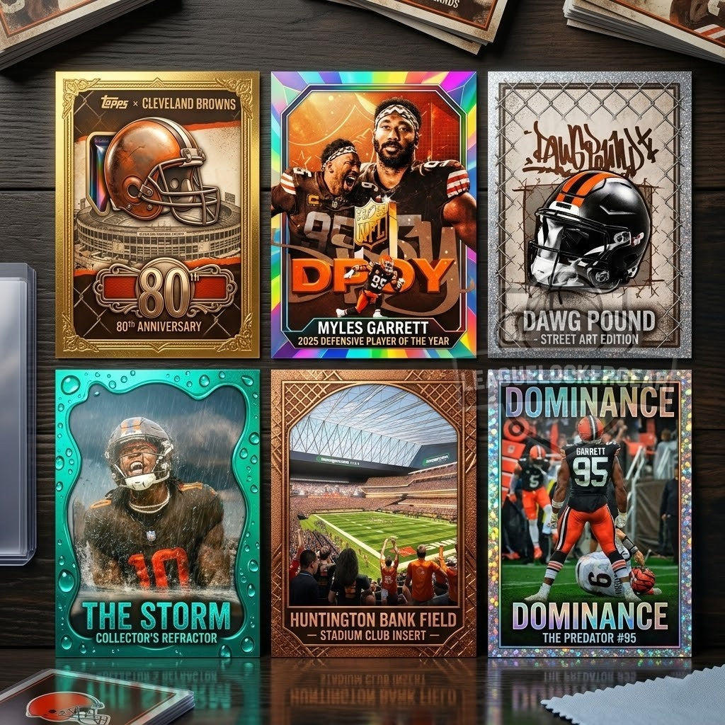 Cleveland Browns 80th Anniversary Ultra Premium Trading Cards