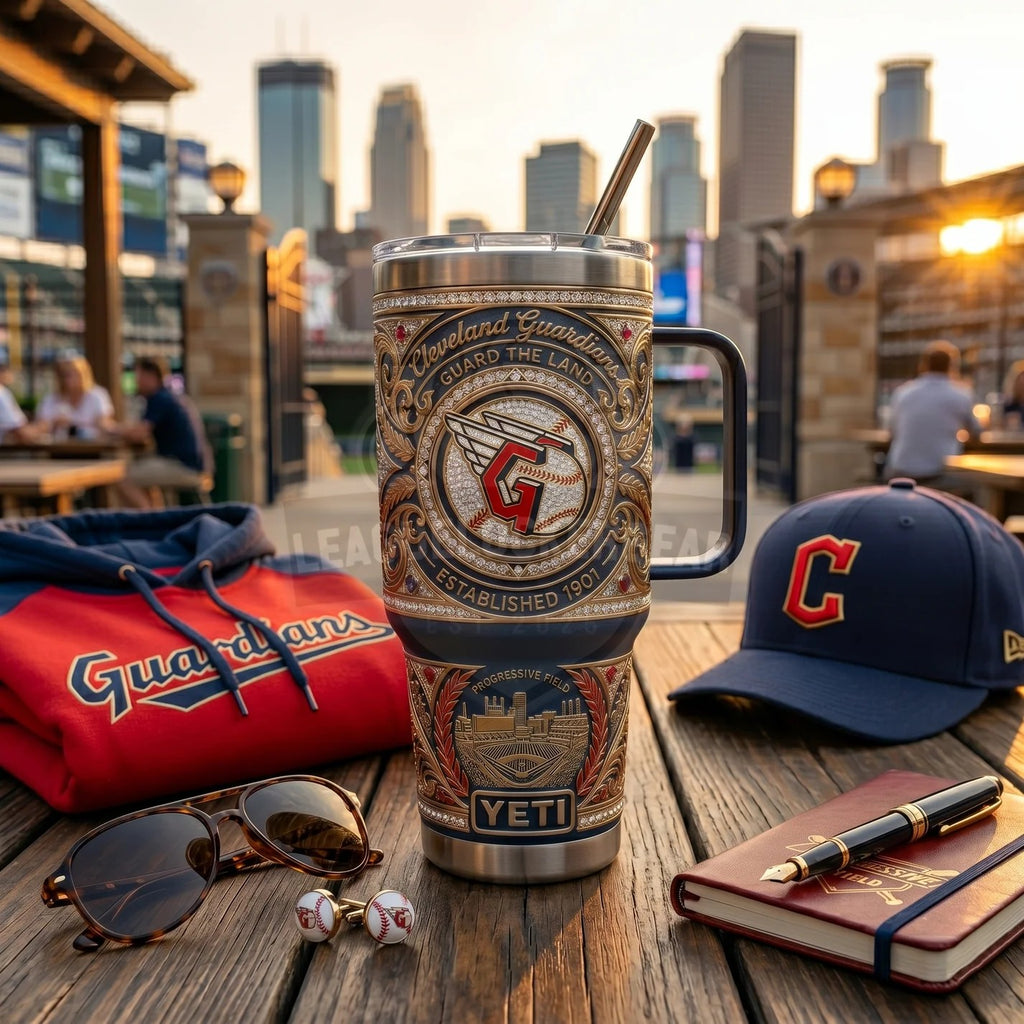 Cleveland Guardians Guard The Land YETI Tumbler