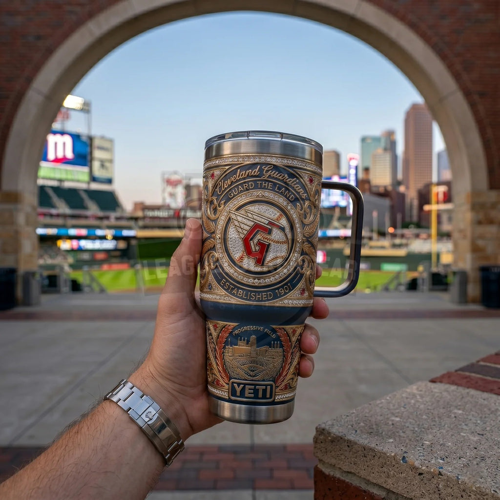 Cleveland Guardians Guard The Land YETI Tumbler