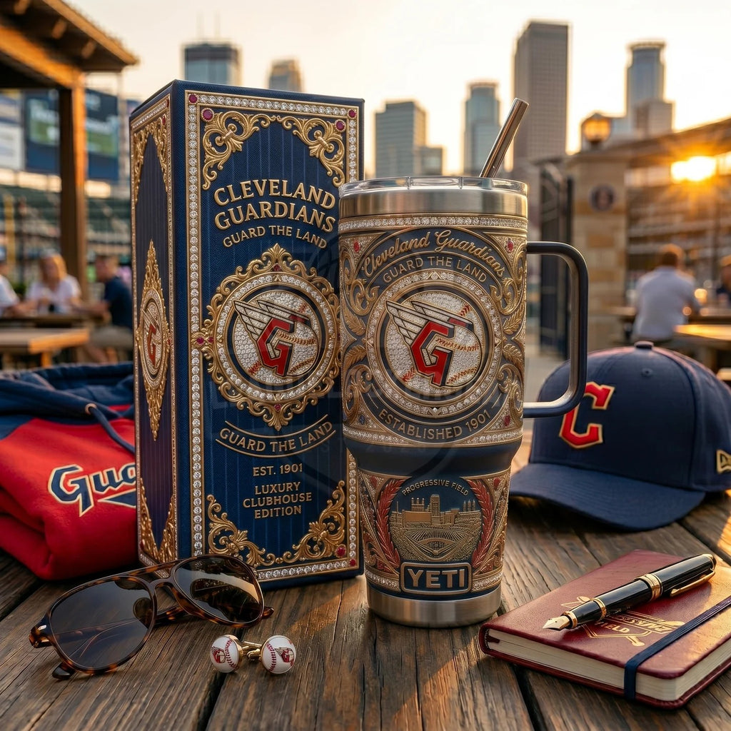 Cleveland Guardians Guard The Land YETI Tumbler