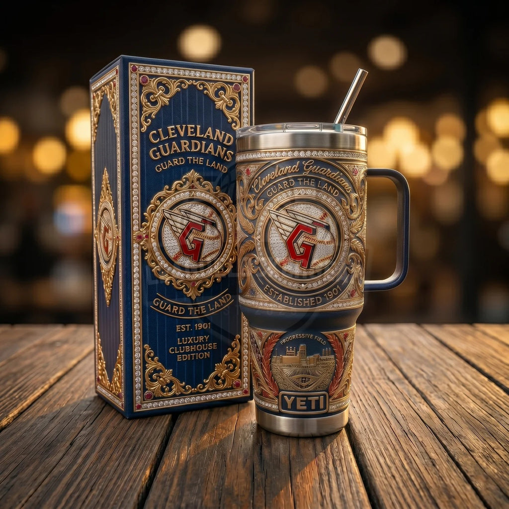 Cleveland Guardians Guard The Land YETI Tumbler