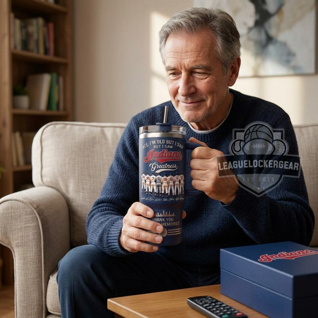 Cleveland Indians Yes I’m Old But I Saw Greatness Tumbler