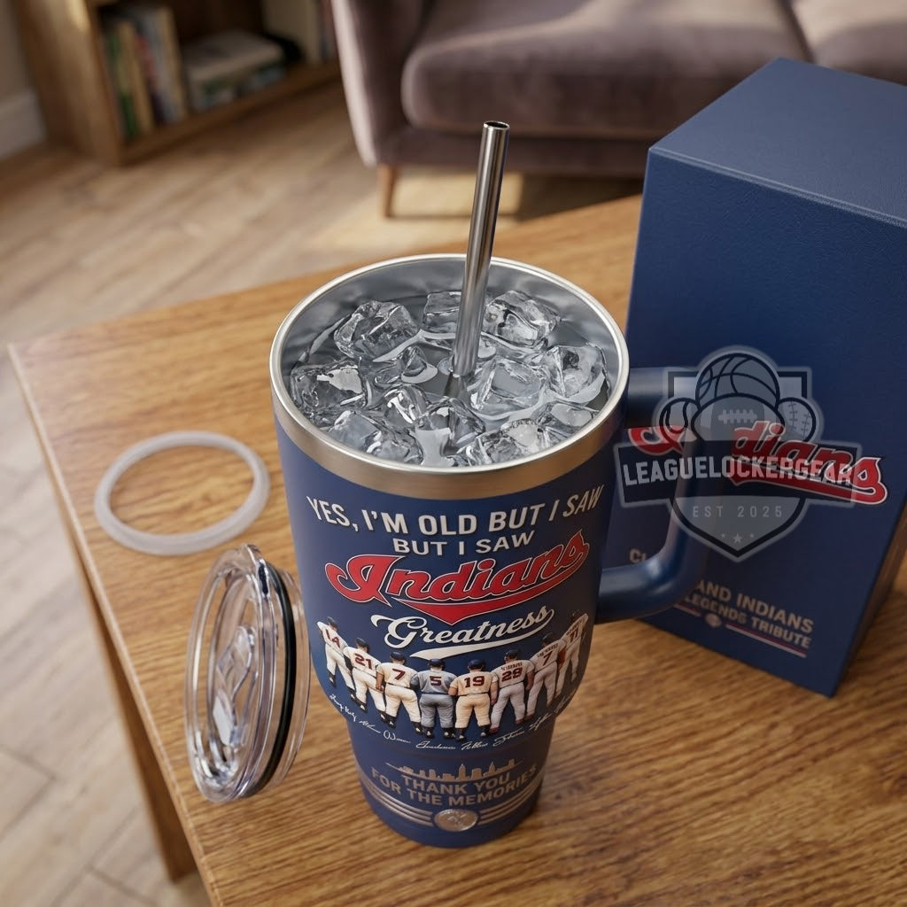 Cleveland Indians Yes I’m Old But I Saw Greatness Tumbler