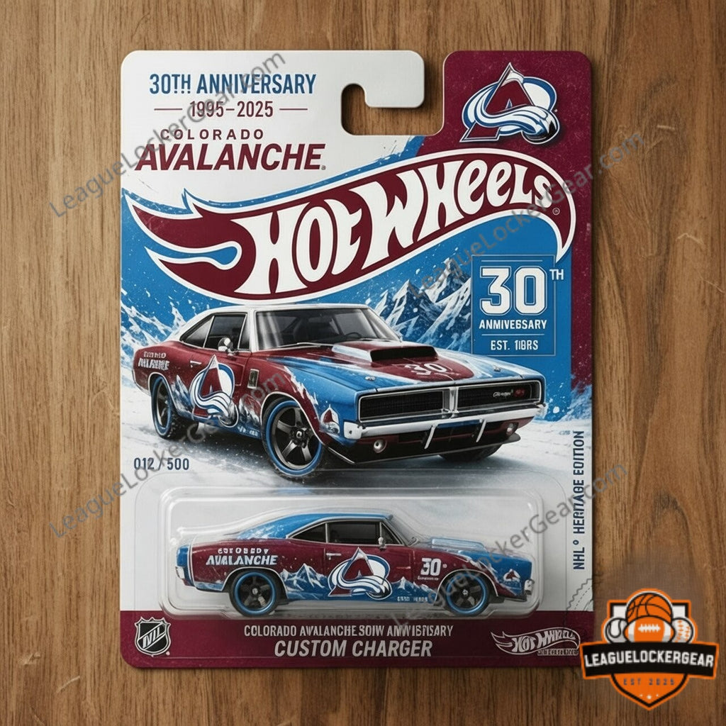 Wheels Colorado Avalanche 30th Anniversary Custom Charger Diecast