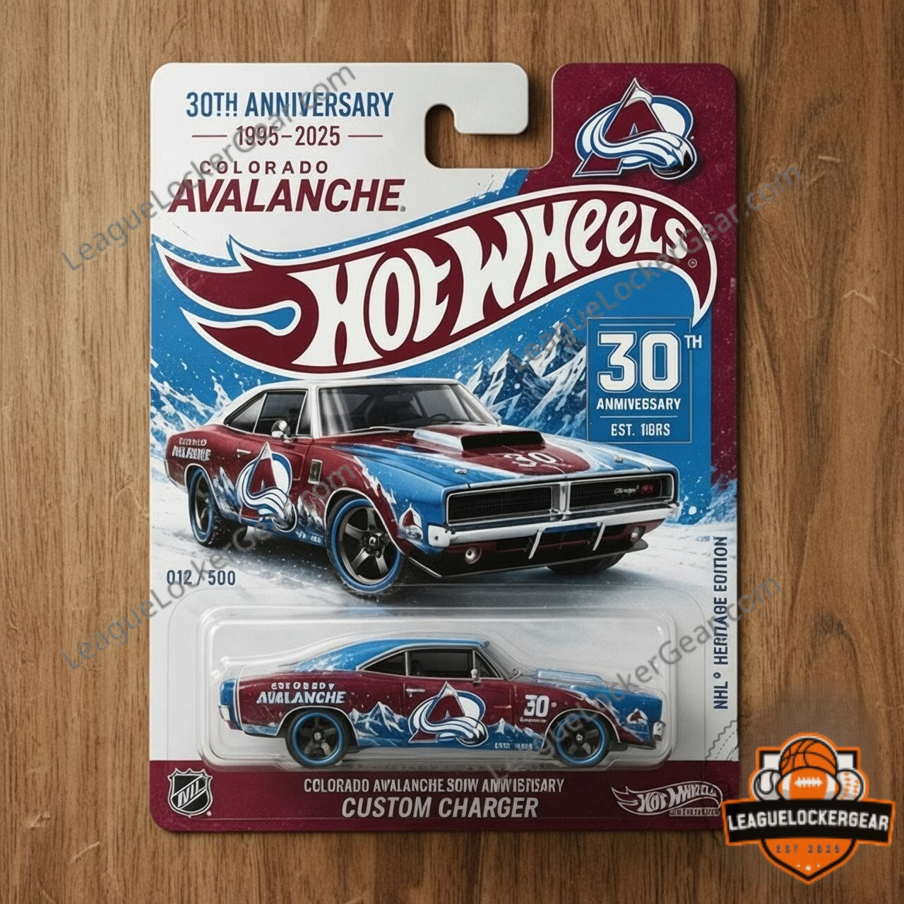 Wheels Colorado Avalanche 30th Anniversary Custom Charger Diecast