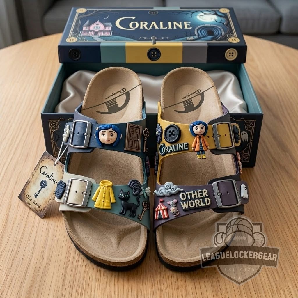 Coraline Other World Custom Sandals With Charms