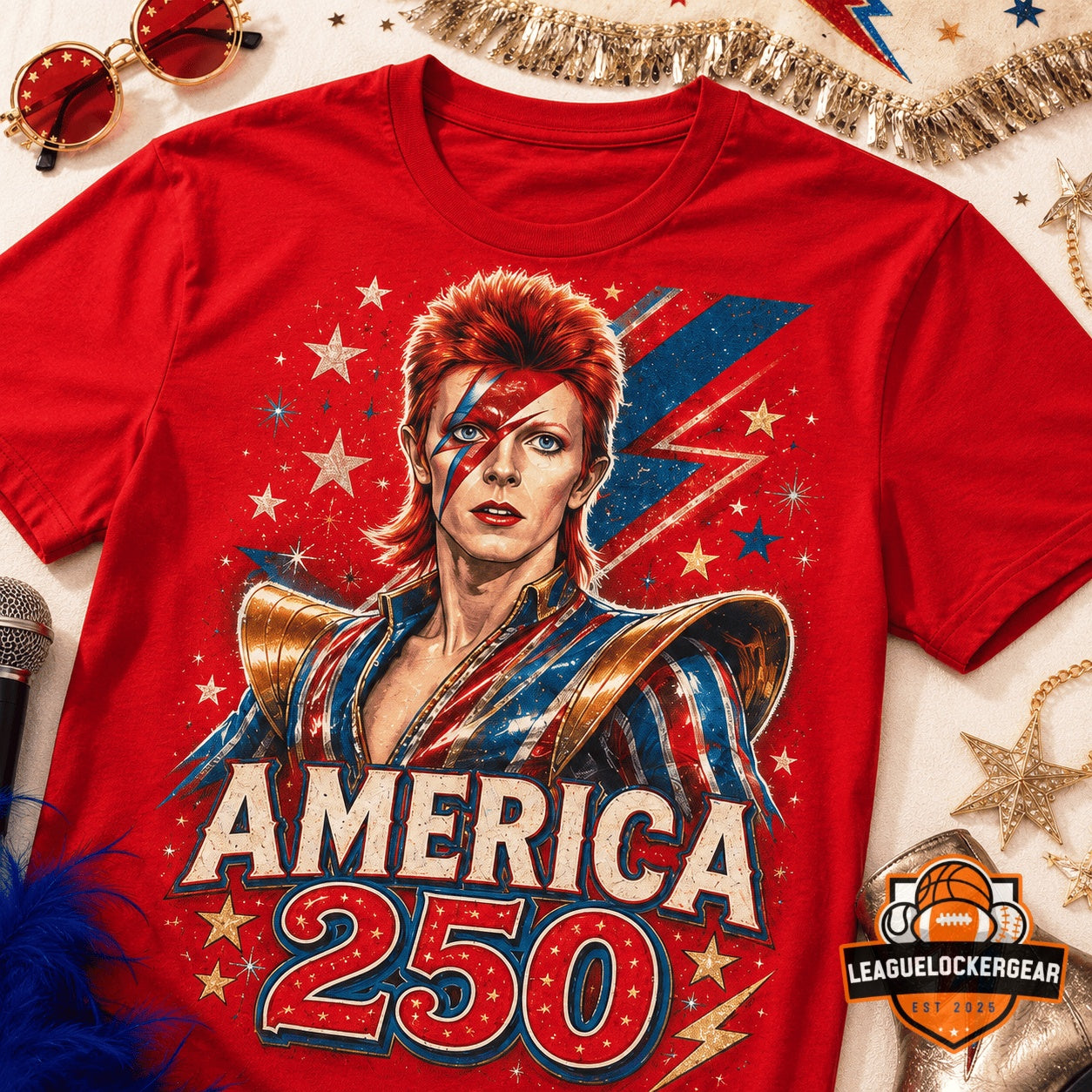 David Bowie America 250 Years of Freedom T-Shirt