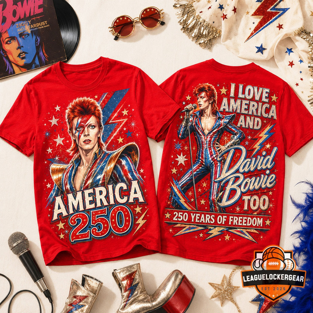 David Bowie America 250 Years of Freedom T-Shirt