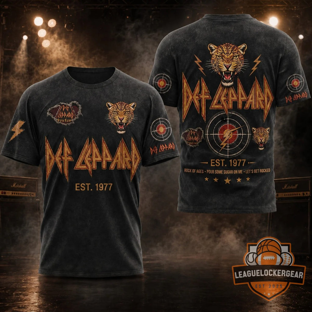 Def Leppard EST. 1977 Rock of Ages 3D T-Shirt