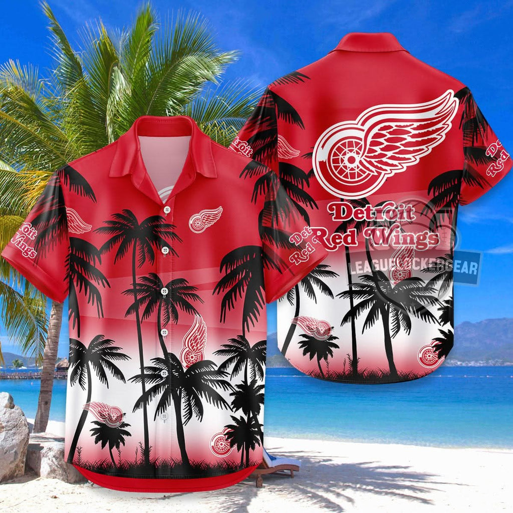 Detroit Red Wings Hawaiian Shirt