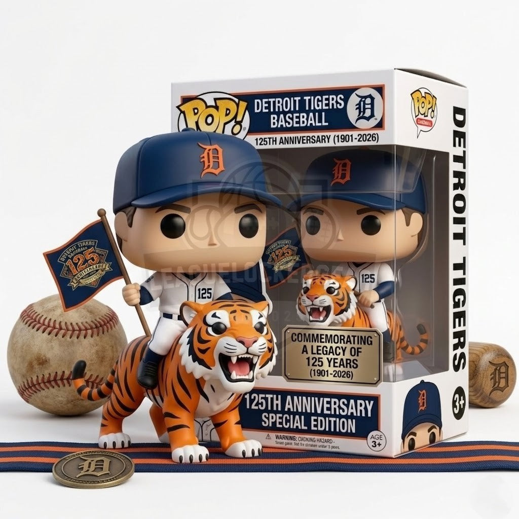 Detroit Tigers 125th Anniversary Special Edition Funko Pop