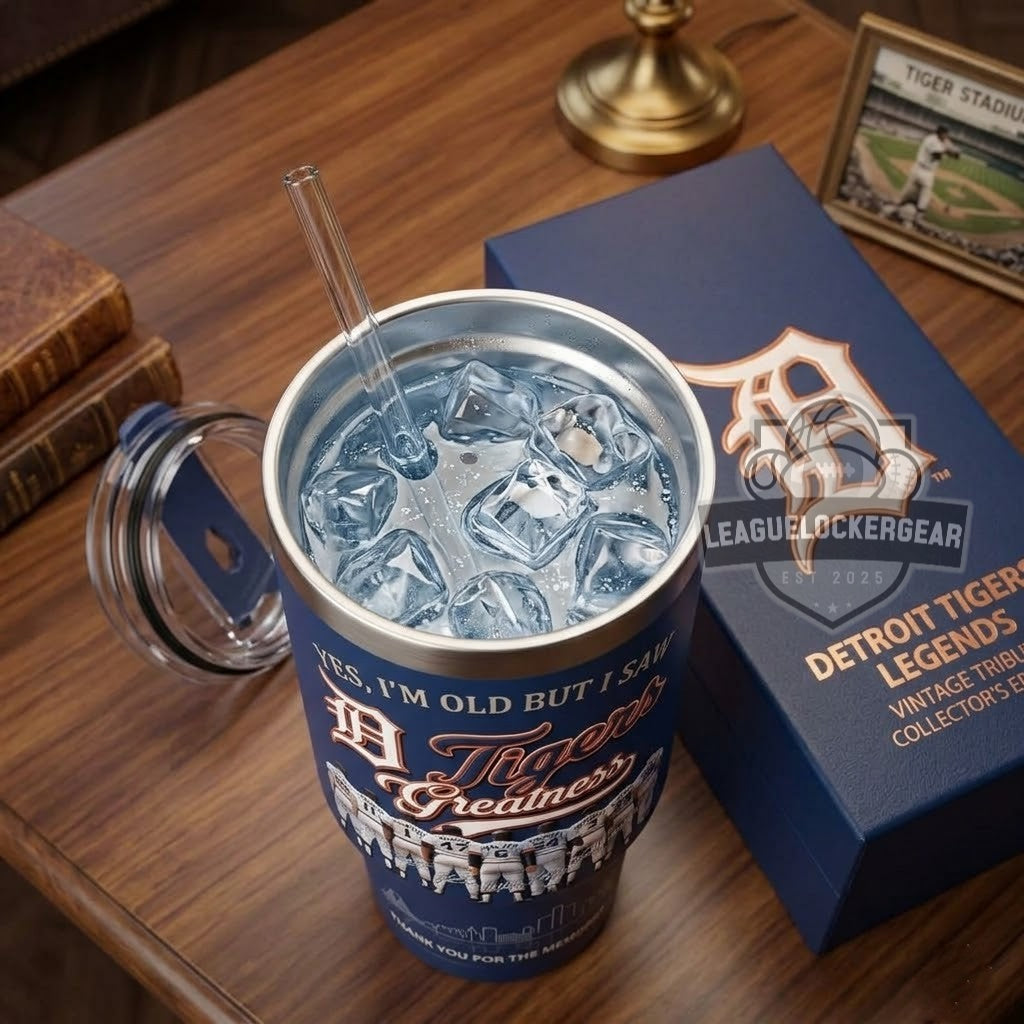 Detroit Tigers Yes I’m Old But I Saw Greatness Tumbler