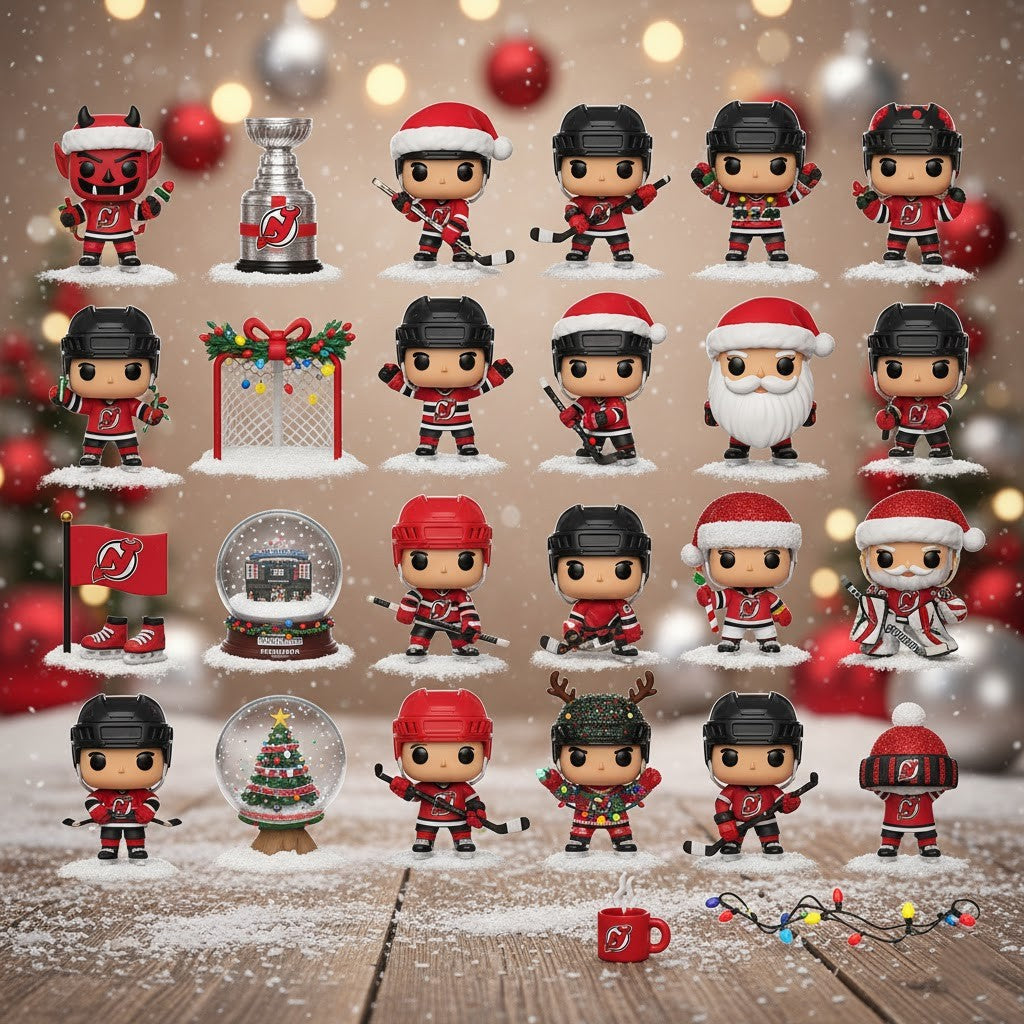 New Jersey Devils Advent Calendar 2025 – “Let’s Go Devils!” Holiday Edition Exclusive NHL Collectible Set