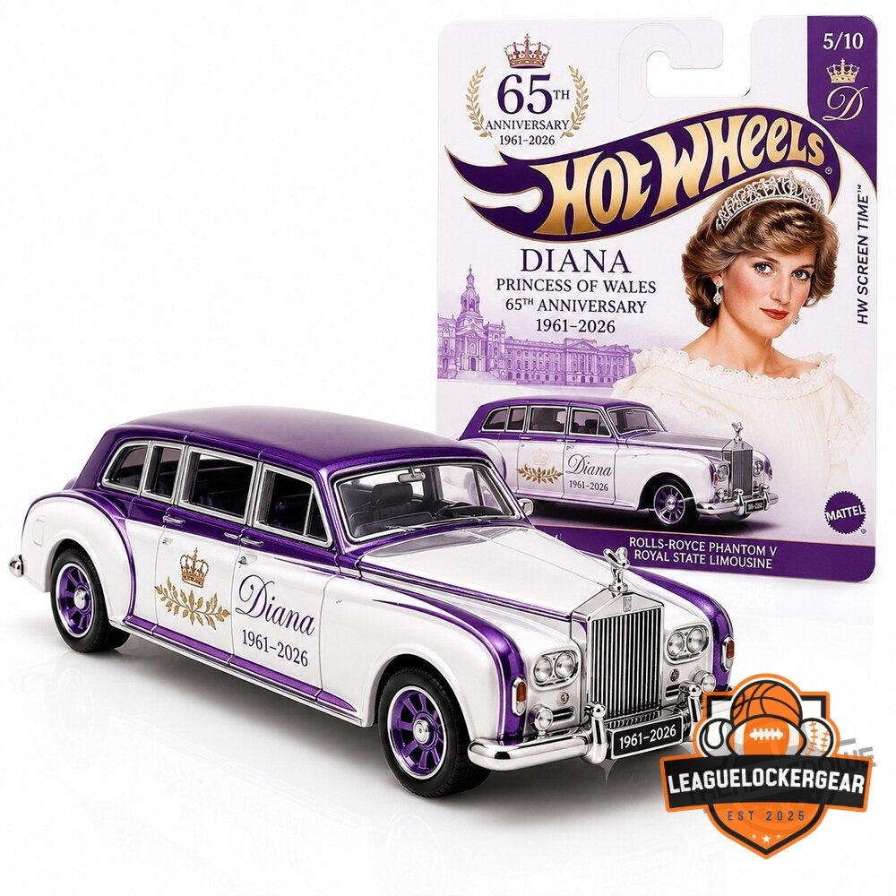 Diana 65th Anniversary Rolls-Royce Phantom V Royal State Limousine Hot Wheels Die-Cast Car