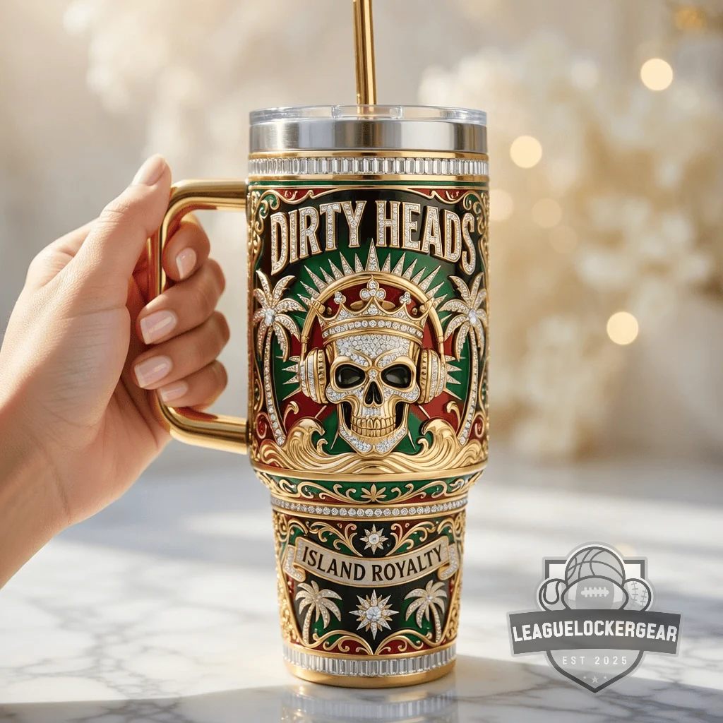 Dirty Heads Golden Reggae Crown Edition Island Royalty 40oz Tumbler