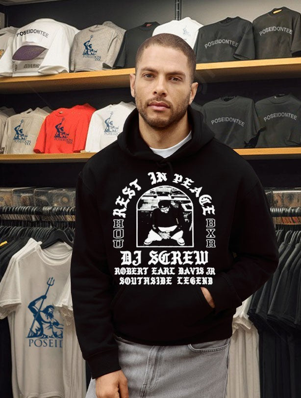 Dj Screw Rest In Peace Hou Bxr Tribute T-shirt